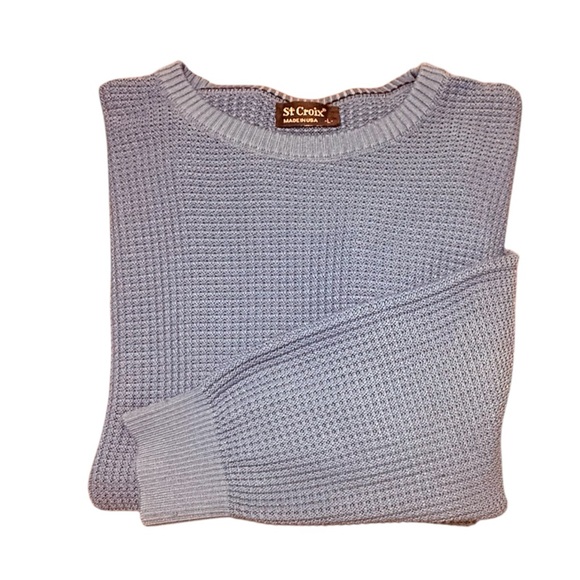 St. Croix Other - Vintage St. Croix Men's Blue Crewneck Golf Sweater Size Large